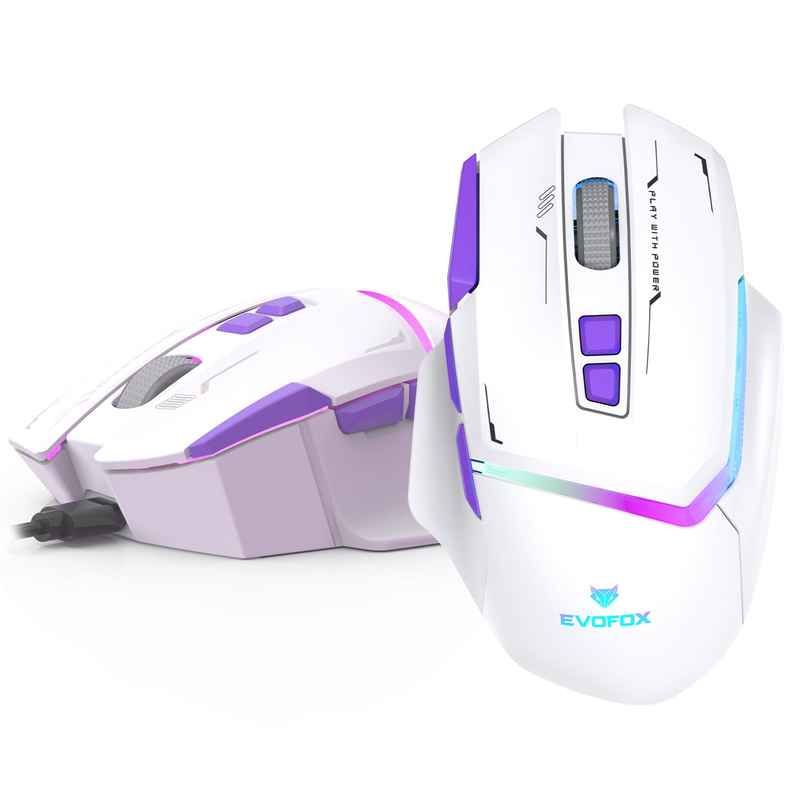 Evofox Banshee Tri-Mode Wireless Gaming Mouse | Pixart Sensor | 10000 DPI | 1000Hz Polling | 8 Buttons Evofox Banshee Tri-Mode Wireless Gaming Mouse | Pixart Sensor | 10000 DPI | 1000Hz Polling | 8 Buttons