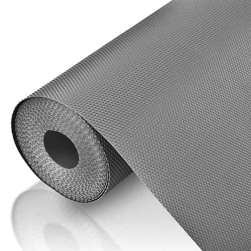 Daluci Multipurpose Eva Anti-Slip BathrooM | Kitchen and Drawer Mat Liner | 45 Cm x 5 M | Grey