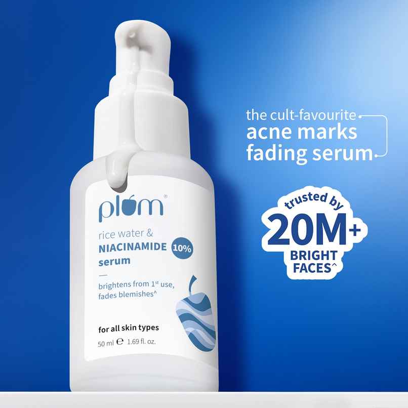 Plum 10% Niacinamide Face Serum For Clear, Bright Skin | Fades Blemishes & Acne Marks Plum 10% Niacinamide Face Serum For Clear, Bright Skin | Fades Blemishes & Acne Marks