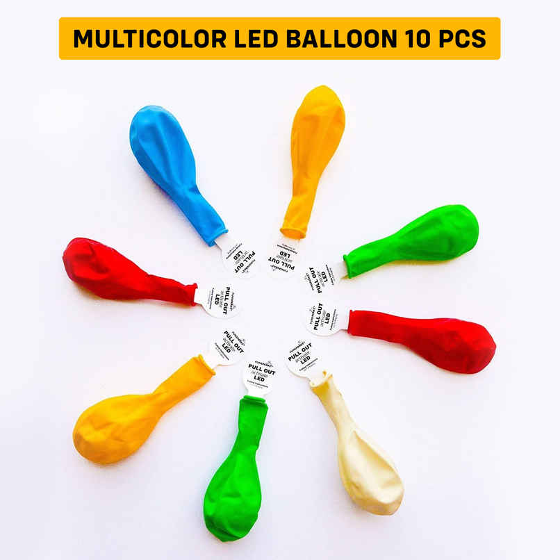 Party Propz Led Balloons Multicolour - Pack Of 5