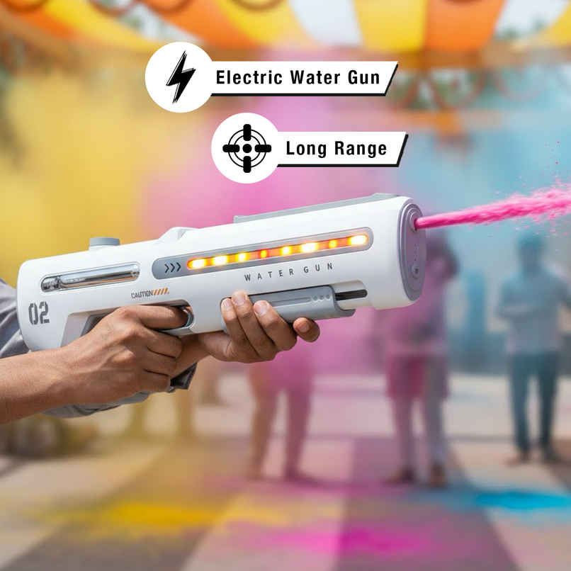 Storio Rechargeable Electric Automatic Water Gun Toy with Long Shooting Range Rifle Shooter Storio Rechargeable Electric Automatic Water Gun Toy with Long Shooting Range Rifle Shooter