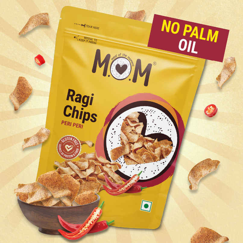 MOM Peri Peri Ragi Chips No Palm Oil | Crunchy & Tasty