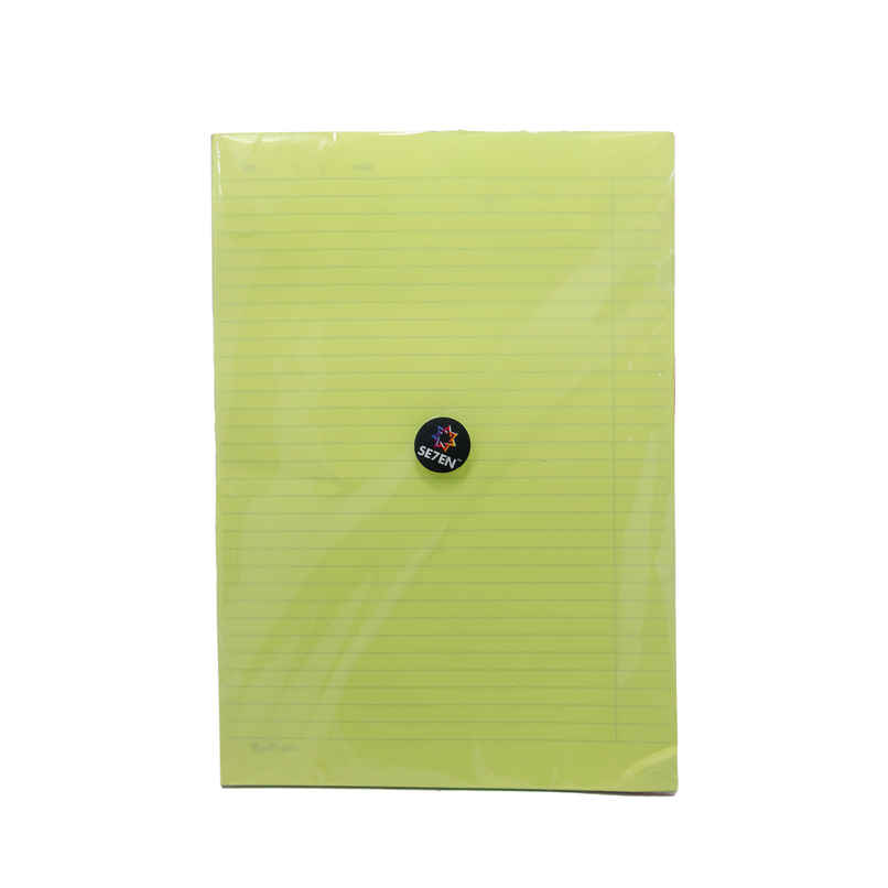 A/4 Size Bright Shades Colour Ruled Paper 50 Sheets Five Colour A/4 Size Bright Shades Colour Ruled Paper 50 Sheets Five Colour