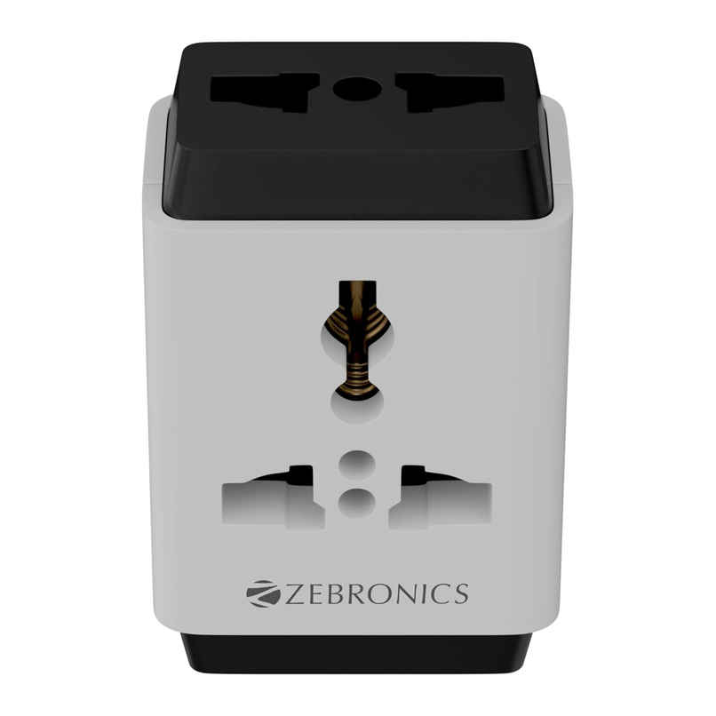 Zebronics Power Plug 31 Power Extension Socket,1440 Watts, 6 Amps, 3x High Quality Universal Socket