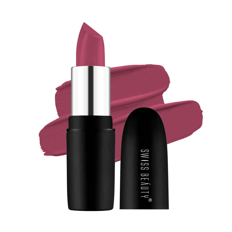 Swiss Beauty Pure Matte Lipstick | 216 Lust On