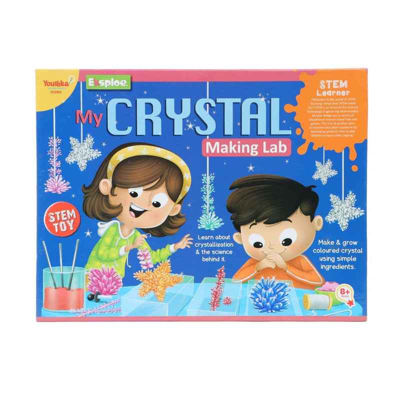 Hamleys Youreka Crystal Making Lab Multicolour 3Y+ Hamleys Youreka Crystal Making Lab Multicolour 3Y+