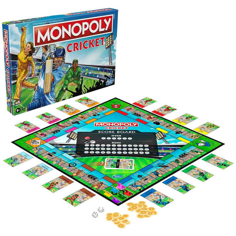 Hasbro Monopoly Cricket Board Game | 8+ Years | 2 - 6 Players Hasbro Monopoly Cricket Board Game | 8+ Years | 2 - 6 Players