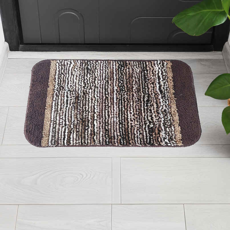 BAY6 Timmy Microfiber Antiskid Bath Mat Set | 38 x 58 cm - Brown