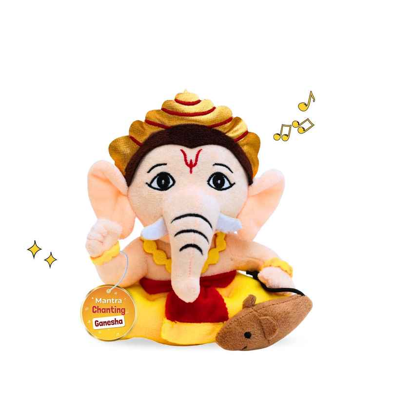 Panda's Box Mantra Chanting Baby Ganesha | Small - 20 cm Panda's Box Mantra Chanting Baby Ganesha | Small - 20 cm