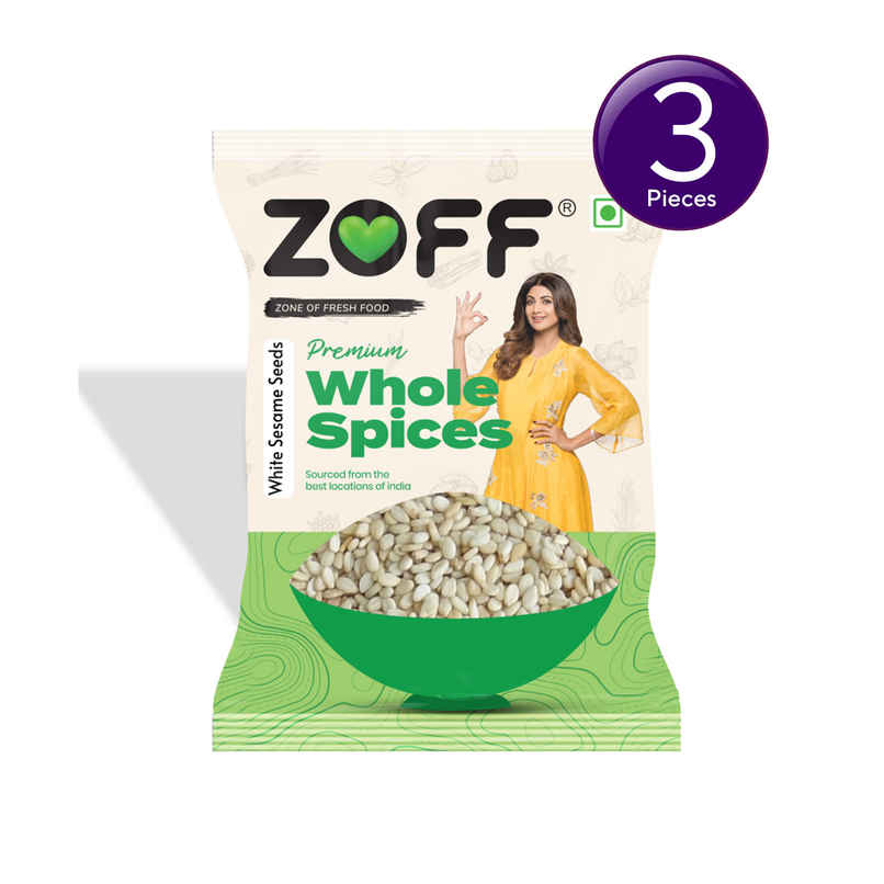 ZOFF White Til - White Sesame Seeds Combo 