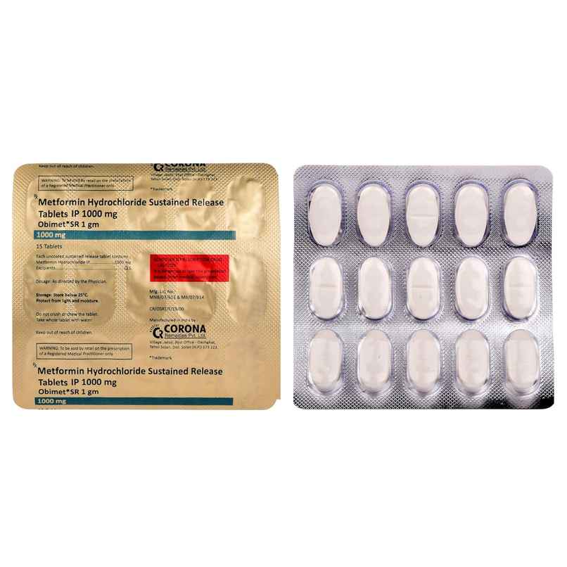 Obimet SR 1gm Tablet