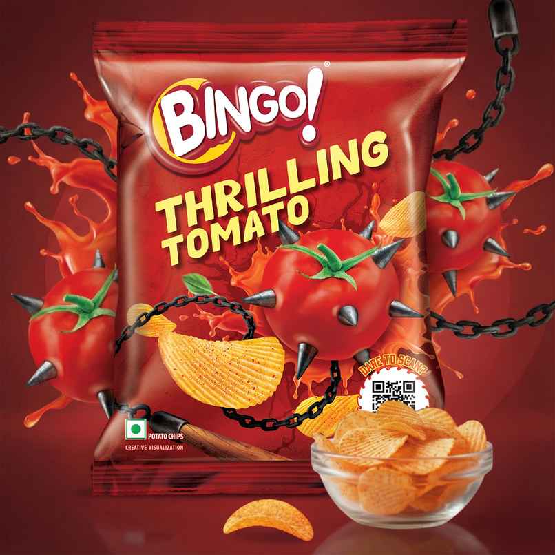 Bingo! Potato Chips Thrilling Tomato
