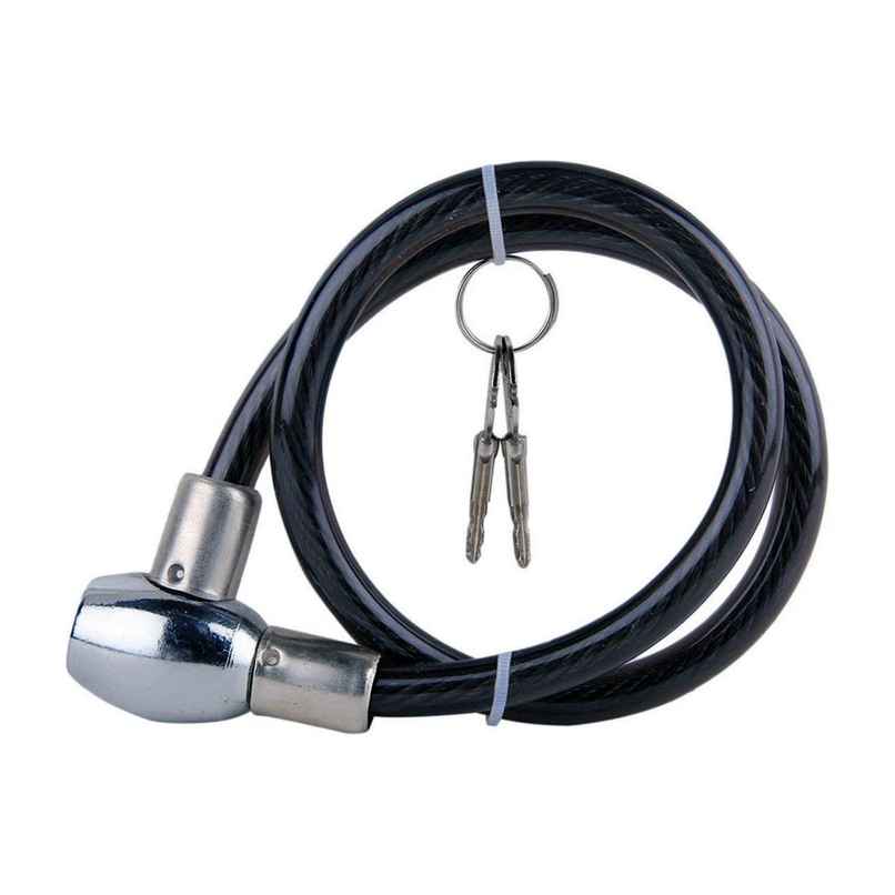 Autoguys Heavy Duty Cable Lock Anti Theft Lock For Multipurpose Use For Bike - Assorted