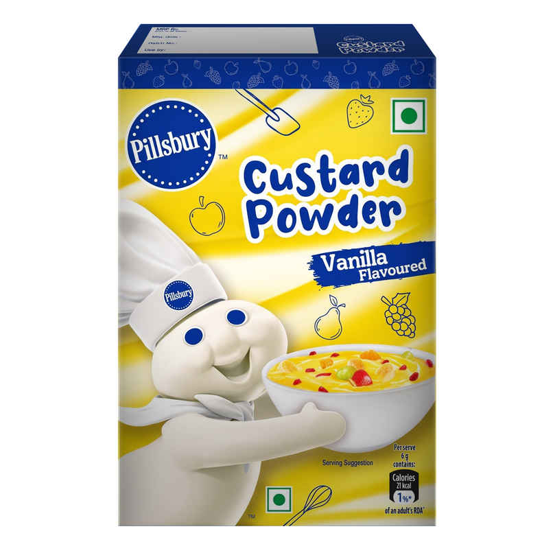 Pillsbury Vanilla Custard Powder | Smooth & Creamy Pillsbury Vanilla Custard Powder | Smooth & Creamy