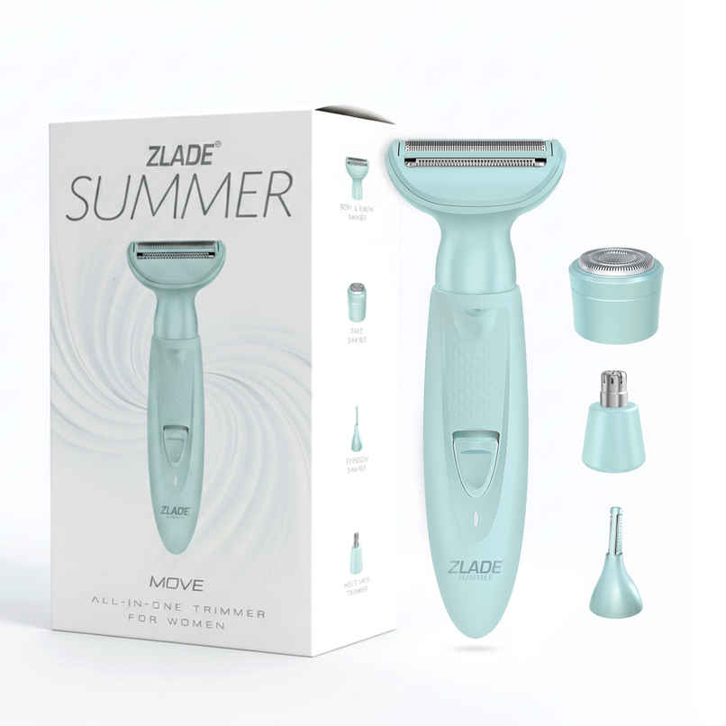 Zlade Summer Move All-in-One Trimmer for Women | Rechargeable Multigroomer