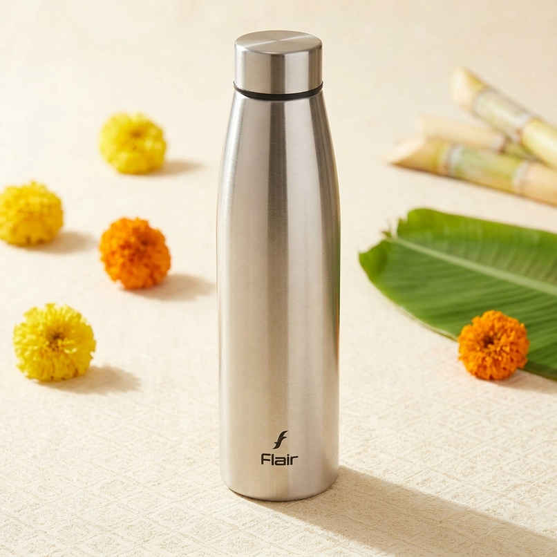 Flair Ace 2A Stainless Steel Water Bottle 800 ml | Silver