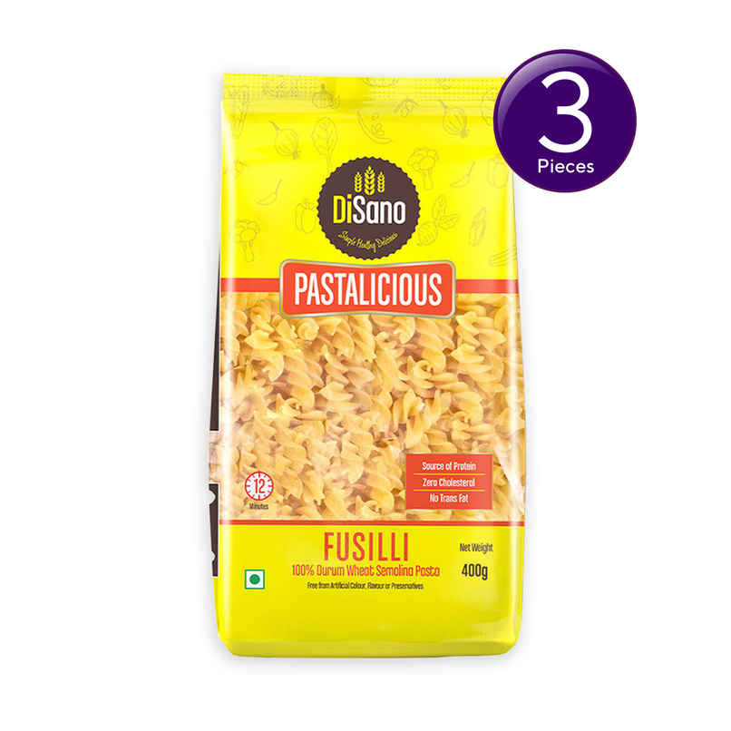 Disano Fusilli Pasta, Durum Wheat, No Maida Combo Disano Fusilli Pasta, Durum Wheat, No Maida Combo