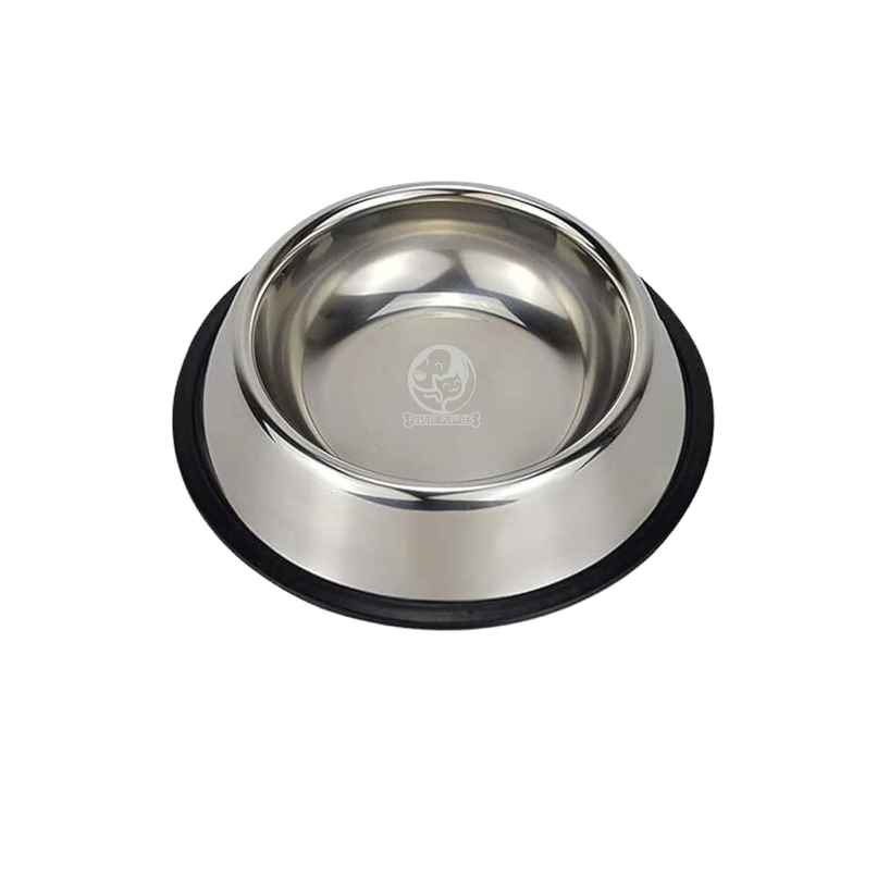 Foodie Puppies Stainless Steel Pet Feeding Bowl for Dogs and Cats | 450 ml