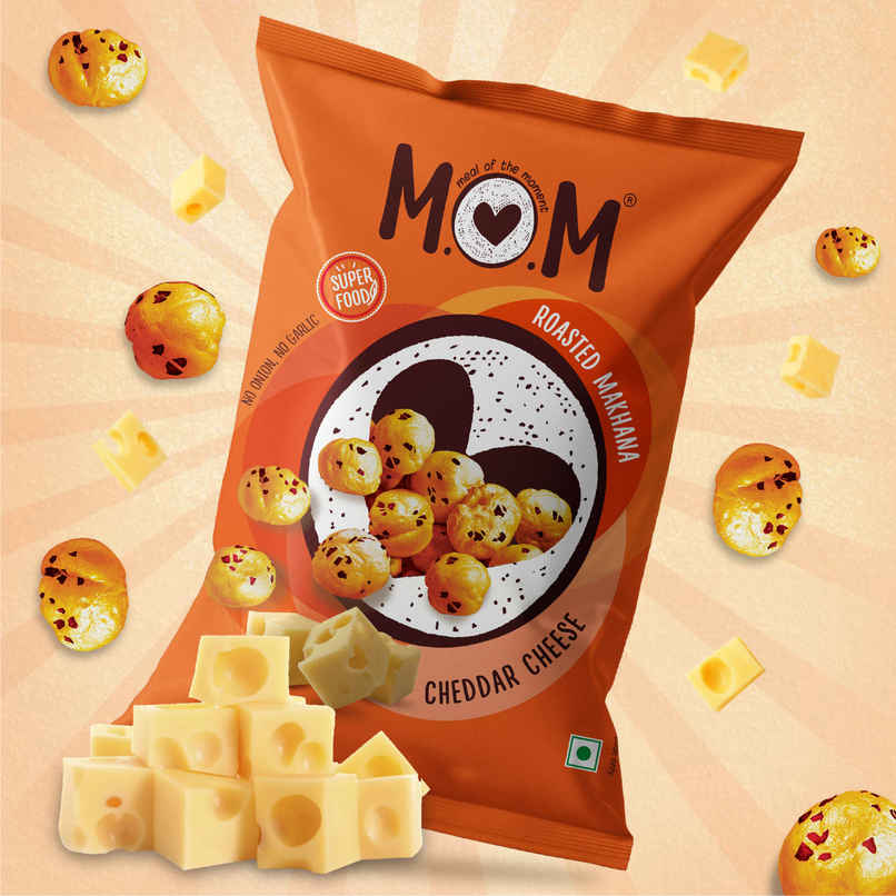 MOM Cheddar Cheese Roasted Makhana MOM Cheddar Cheese Roasted Makhana