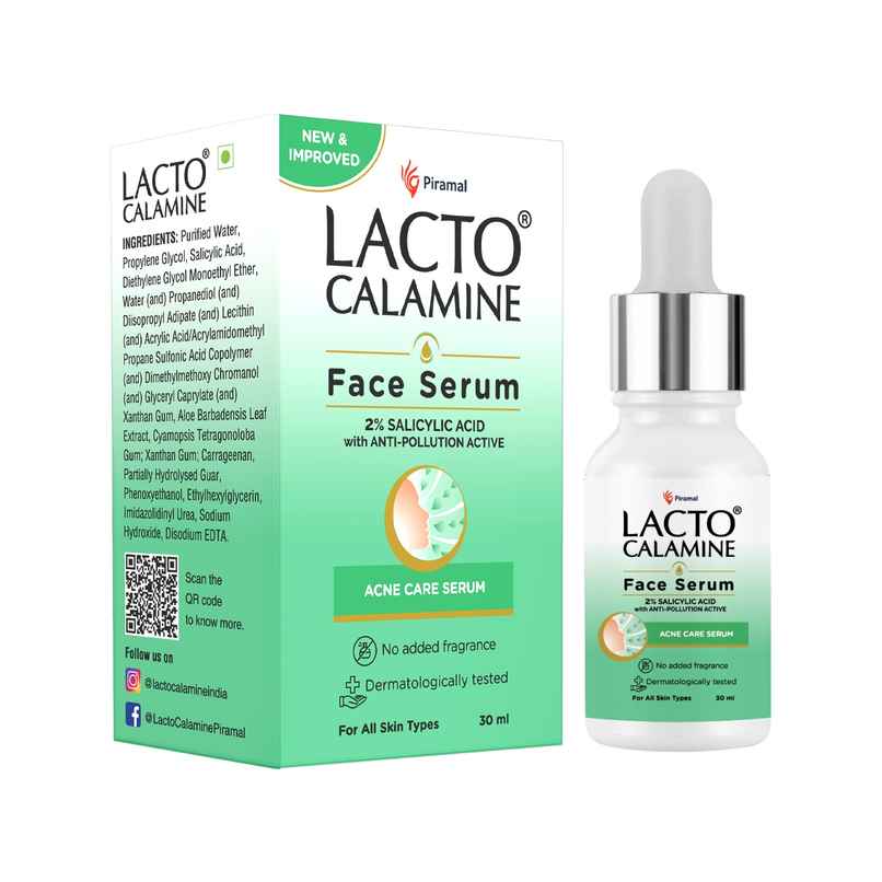 Lacto Calamine 2% Salicylic Acid Face Serum, For Fighting Acne & Acne Marks. Suitable Lacto Calamine 2% Salicylic Acid Face Serum, For Fighting Acne & Acne Marks. Suitable