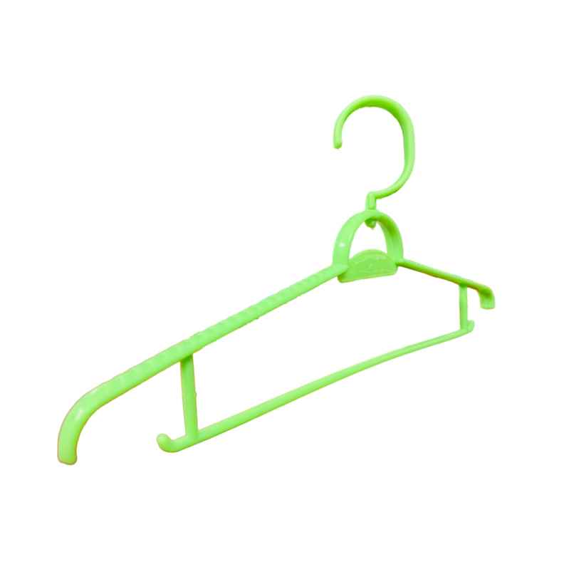Sinco Elita Plastic Cloth Hanger Rotating Hook - Pack of 6 pcs - Green