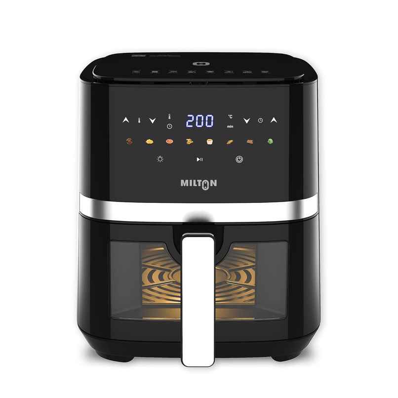 Milton Rapid Digital Air Fryer 5L | 1450W | 360 degree High Speed Air Circulation