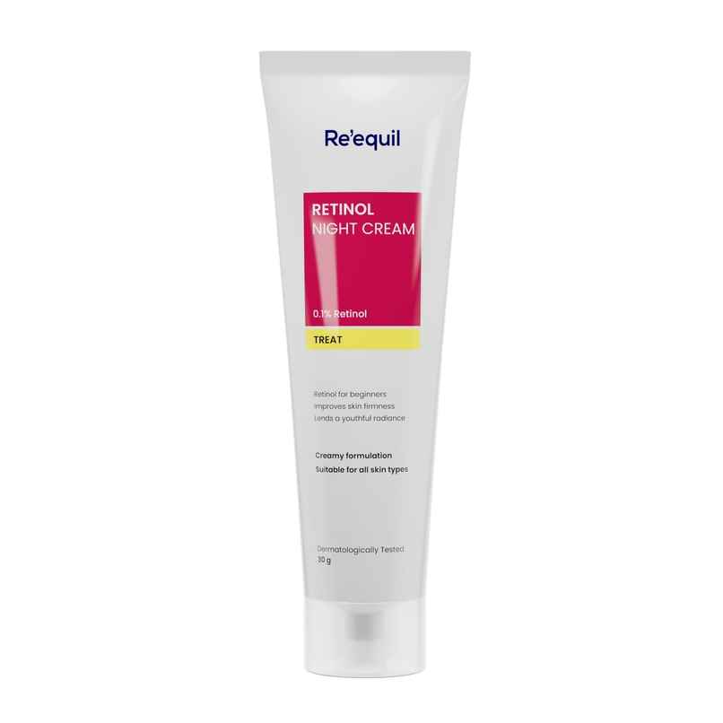 Re'Equil 0.1% Retinol Night Cream For Wrinkles & Skin Tightening
