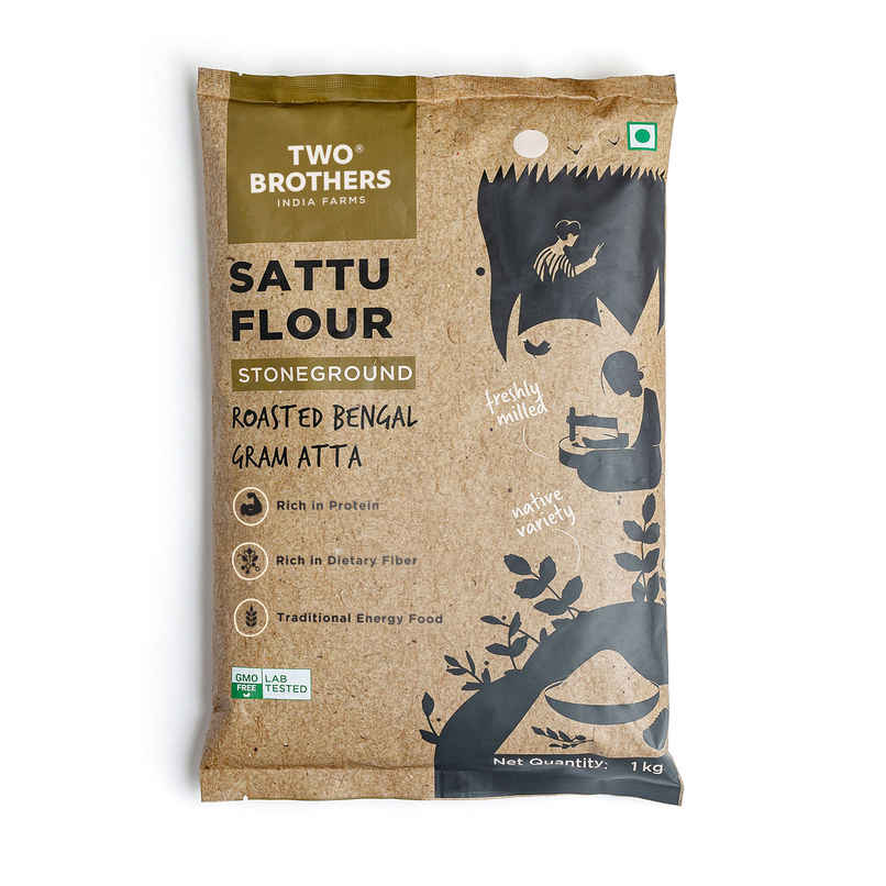 Two Brothers Sattu Atta Roasted Bengal Gram Two Brothers Sattu Atta Roasted Bengal Gram