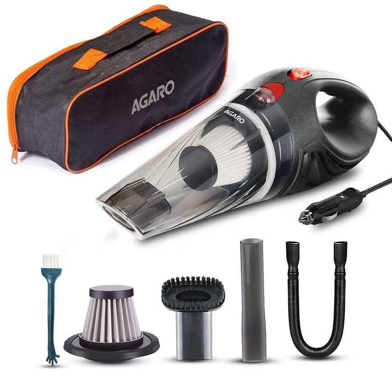 Agaro Car Vacuum Cleaner, Portable, Handheld,12V Dc /110W, 4.5Kpa Power Socket, 14.7Ft Long Cord Agaro Car Vacuum Cleaner, Portable, Handheld,12V Dc /110W, 4.5Kpa Power Socket, 14.7Ft Long Cord
