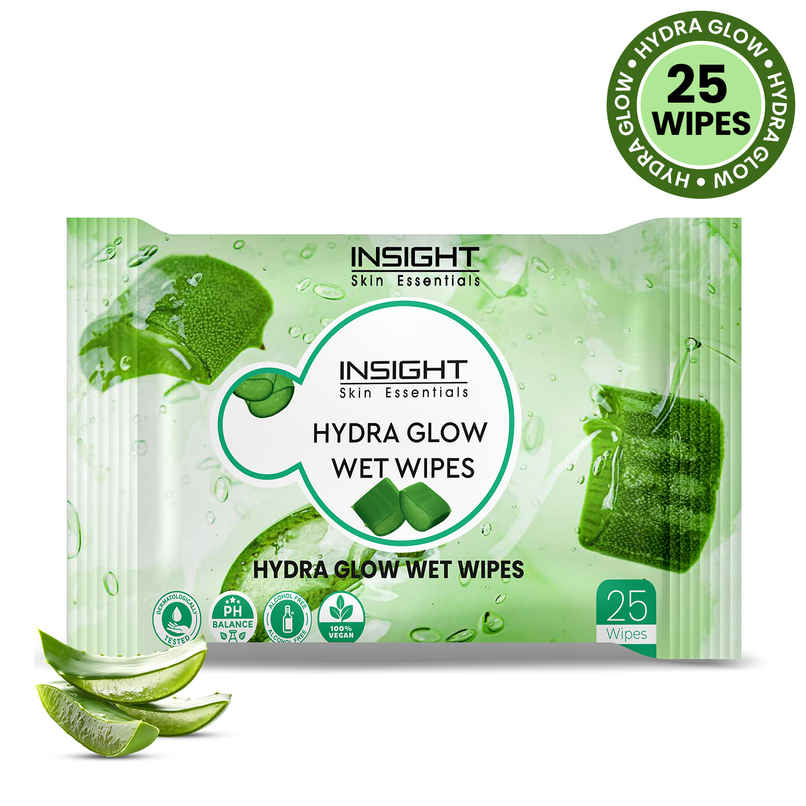Insight Cosmetics Hydra Glow Wet Wipes