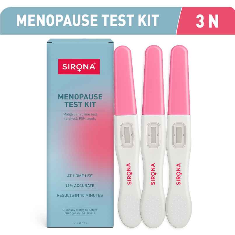 Sirona Menopause Testing Kit, 99% Accurate FSH Urine Test for Perimenopause & Menopause Detection
