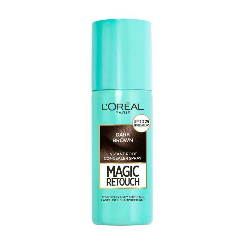 L'Oreal Paris Magic Retouch Root Touch Up Hair Colour Spray, 2 Dark Brown