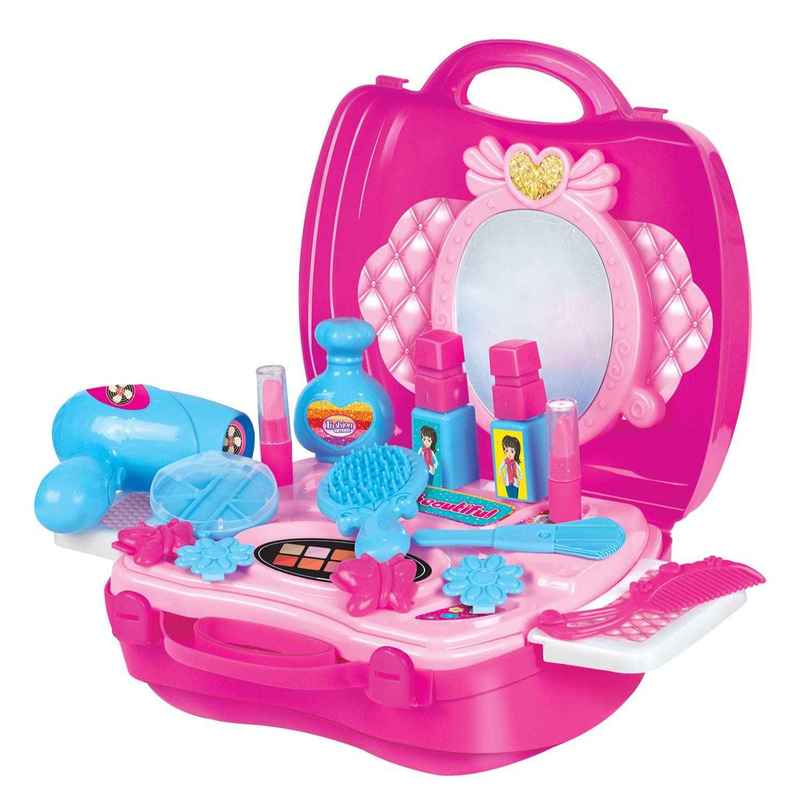 Kingdom Of Play Fashion Pretend Play Makeup Suitcase Beauty Kit And Cosmetic Toy Set For Kids Kingdom Of Play Fashion Pretend Play Makeup Suitcase Beauty Kit And Cosmetic Toy Set For Kids