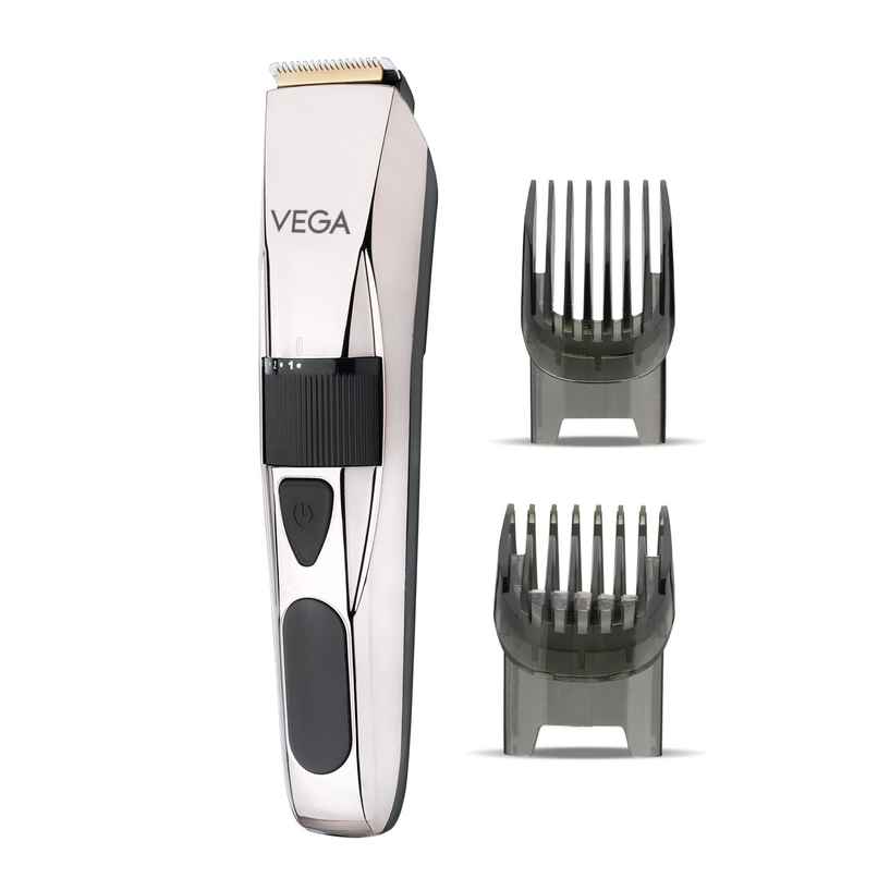 Vega P3 Battery Powered Trimmer for Men, USB C Type, 160 Mins Runtime & 2 Beard Comb, (VHTH-27) Vega P3 Battery Powered Trimmer for Men, USB C Type, 160 Mins Runtime & 2 Beard Comb, (VHTH-27)