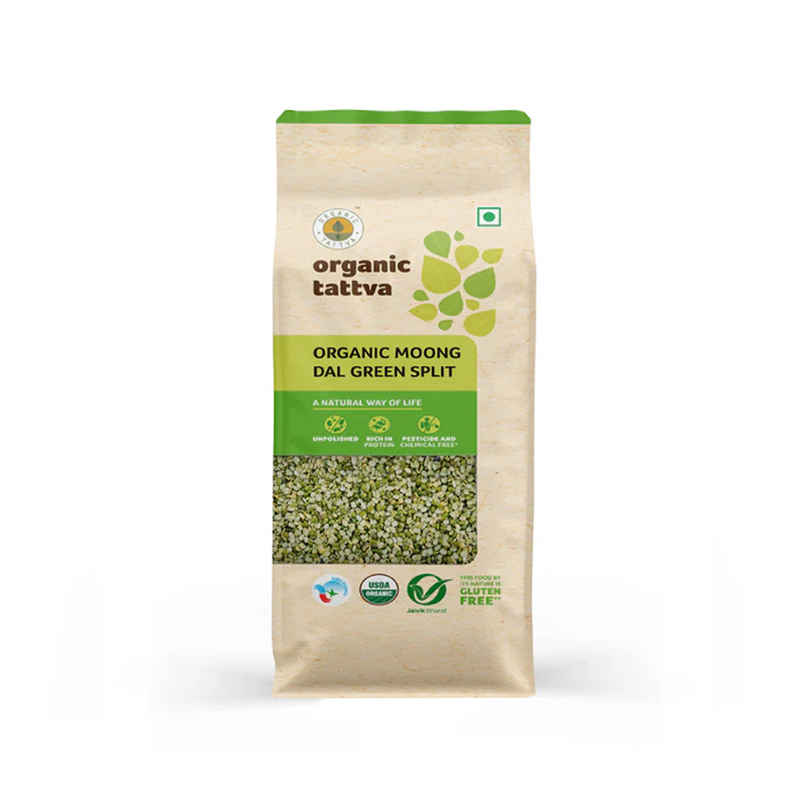 Organic Tattva Moong Dal Green Split