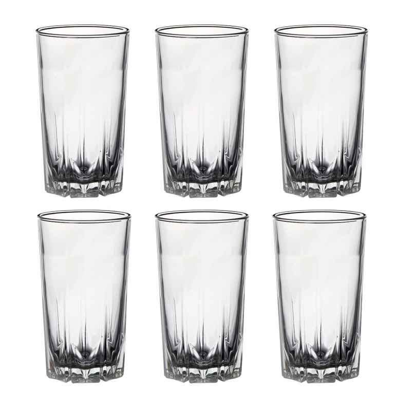 Cello Estonia Tumbler Glass Set | Glass Tumblers for Water, Juice & Beverages | Clear - 310 ml Cello Estonia Tumbler Glass Set | Glass Tumblers for Water, Juice & Beverages | Clear - 310 ml