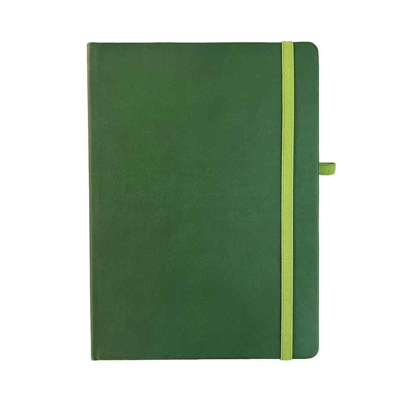 ABK A5 Pu Diary Ruled - 80 Gsm 192 Pages - Green