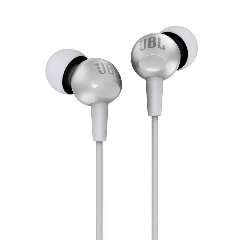 Jbl C200Si Premium In Ear Wired Earphones With Mic, One Button Multi-Function Remote | Grey Jbl C200Si Premium In Ear Wired Earphones With Mic, One Button Multi-Function Remote | Grey