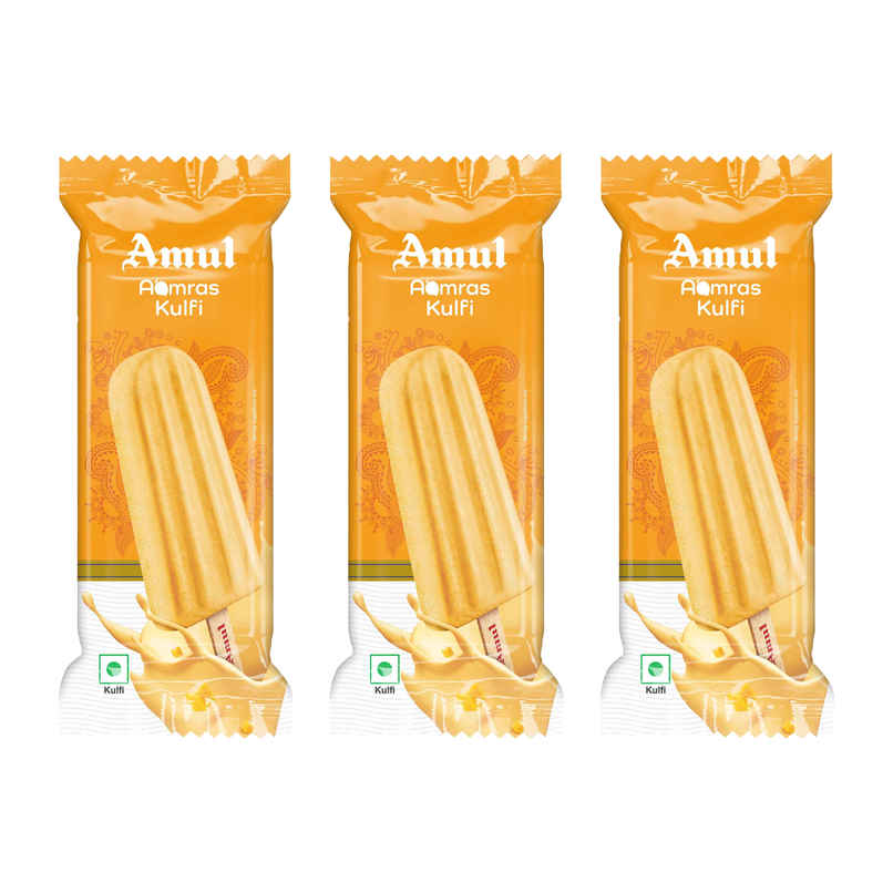 Amul Aamras Kulfi Ice Cream Stick Combo 