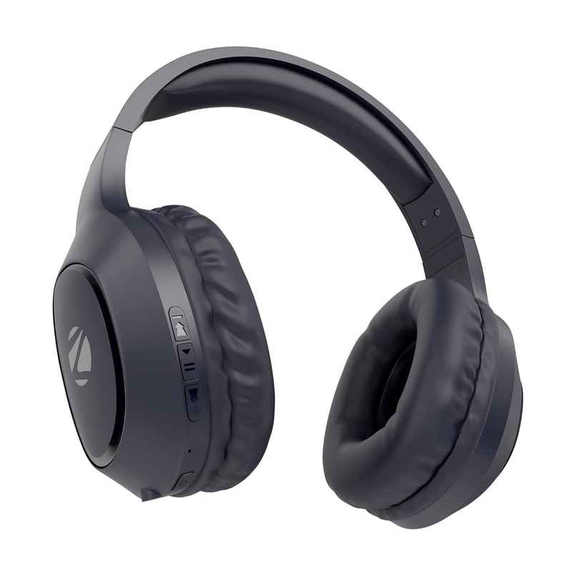 Zebronics Thunder Neo Wireless Over-Ear Headphone, 60Hr Backup, Bt 5.4, Gaming, Deep Bass, Blue