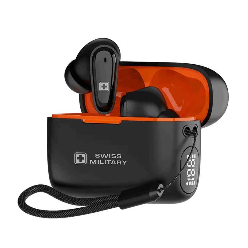 Swiss Military Audio Earbuds - Octa Pods | Black