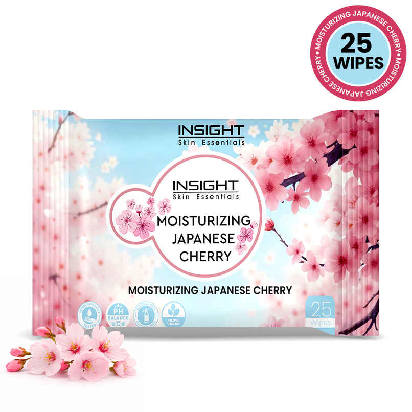Insight Cosmetics Moisturizing Japanese Cherry Wet Wipes