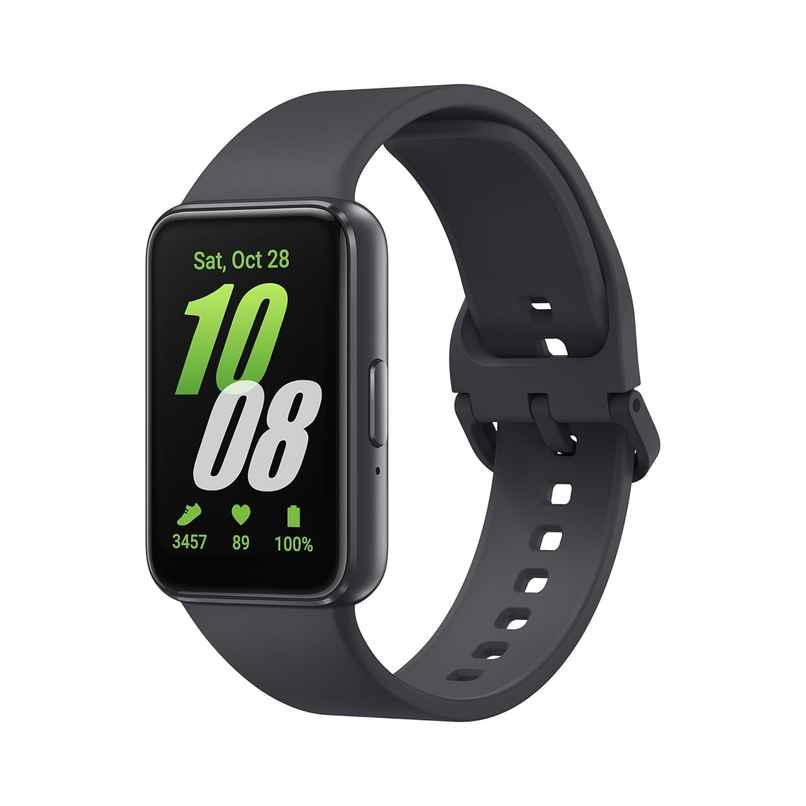 Samsung Galaxy Fit3 Space Grey 40mm AMOLED Aluminum Case Fitness Tracker with 13 Day Battery
