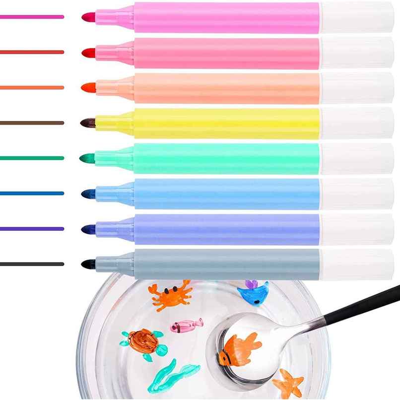 Toyshine Magic Doodle Making Water Erasable Markers Floating Ink Pen Set (Pack Of 8) Toyshine Magic Doodle Making Water Erasable Markers Floating Ink Pen Set (Pack Of 8)