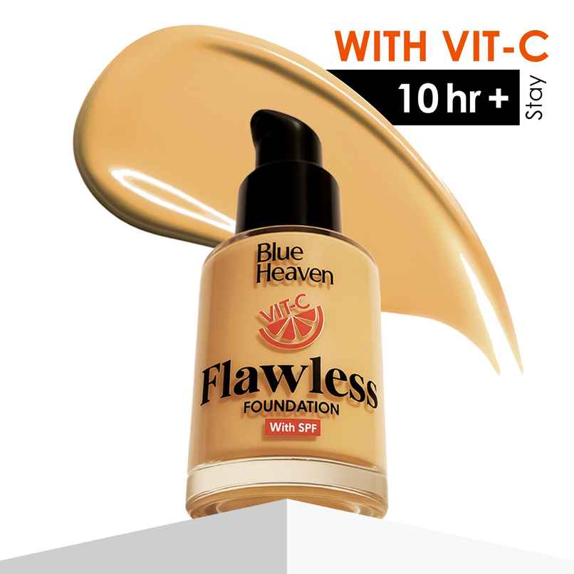 Blue Heaven Flawless Foundation with SPF | Vitamin C & Niacinamide | 02 Golden Natural Blue Heaven Flawless Foundation with SPF | Vitamin C & Niacinamide | 02 Golden Natural