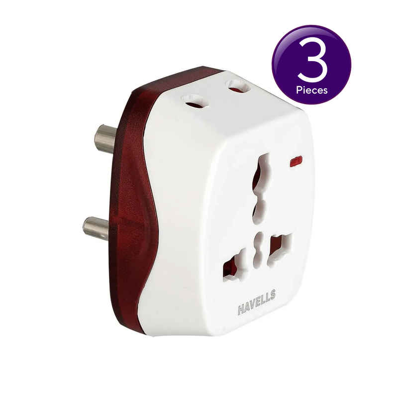 Havells 3 Pin Universal Adaptor Combo Havells 3 Pin Universal Adaptor Combo