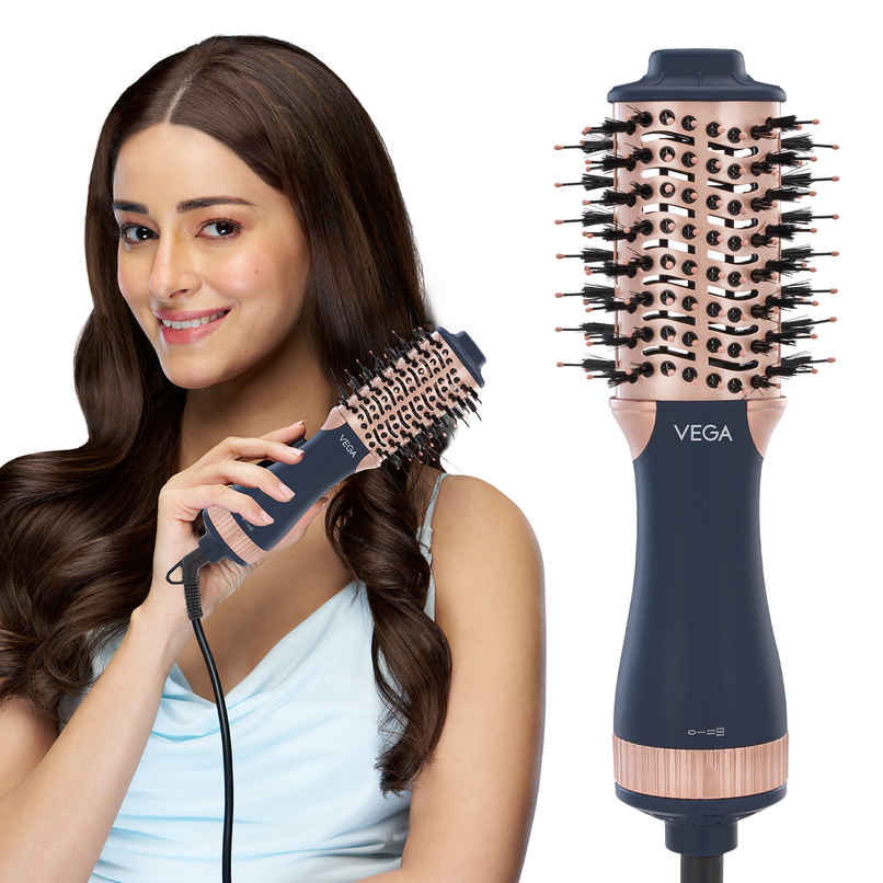 VEGA LitStyle L4 Volumizer Hair Dryer Brush | Hot Air Hair Dryer Brush for Women | Blow Dry