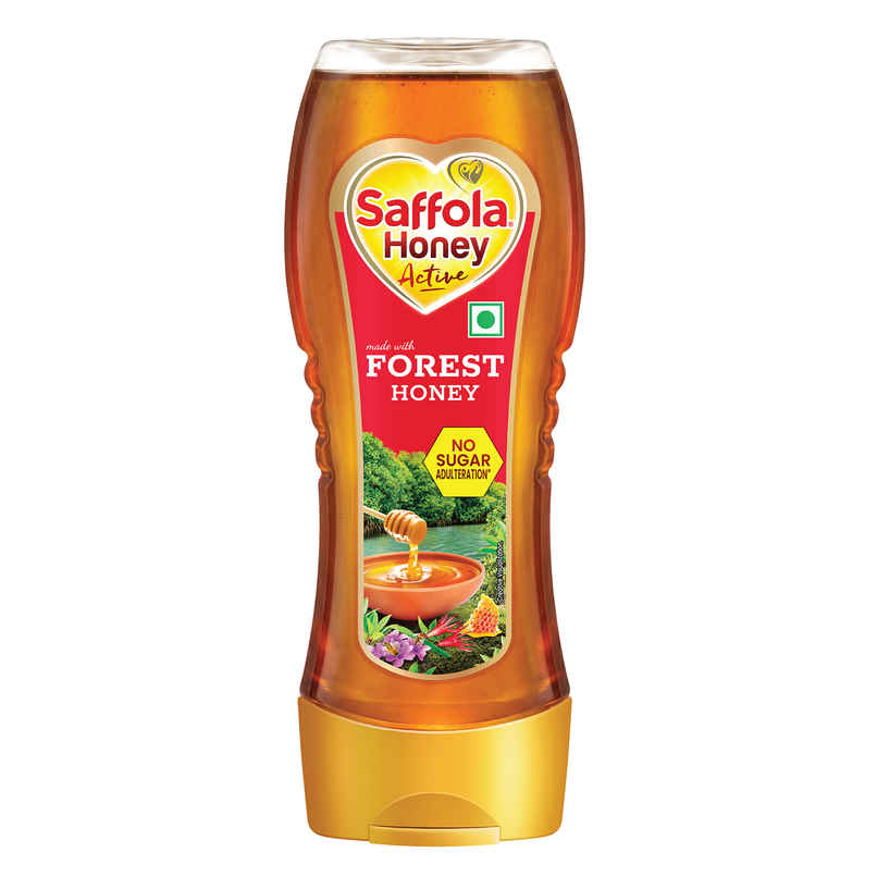 Saffola Honey Active | Made with Sundarban Forest Honey | Totally Pure Honey Saffola Honey Active | Made with Sundarban Forest Honey | Totally Pure Honey