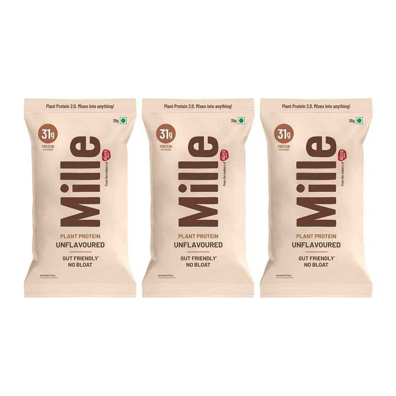Mille Yeast Protein | Unflavoured | Single Serve | Pack of 3 Mille Yeast Protein | Unflavoured | Single Serve | Pack of 3