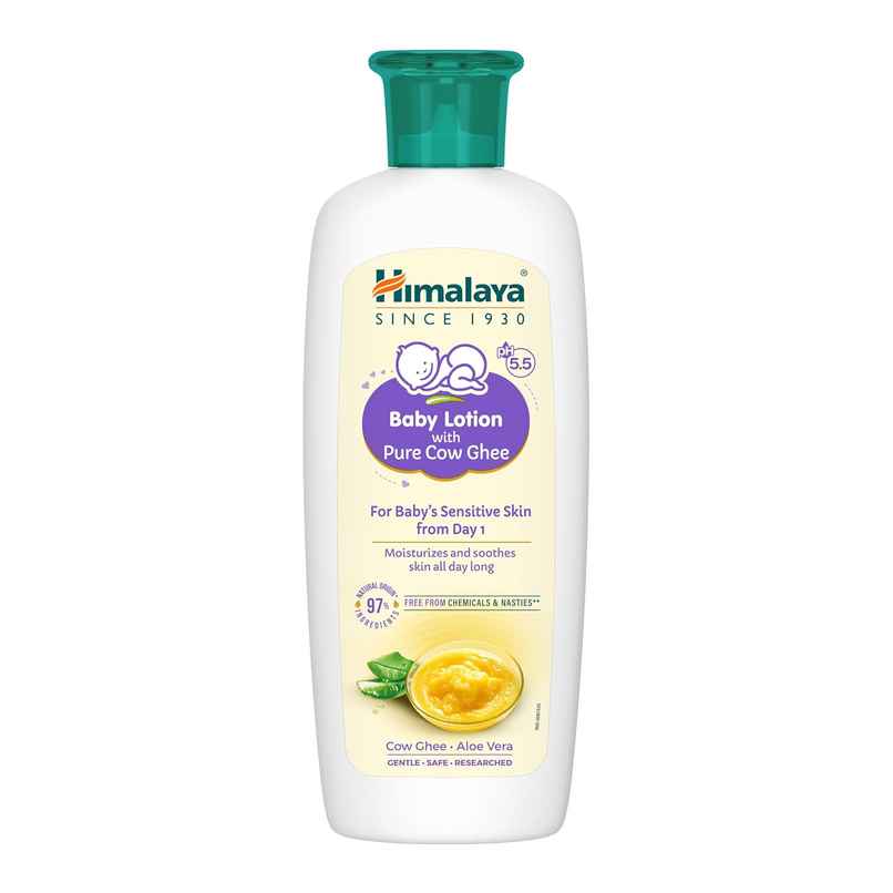 Himalaya Baby Lotion With Pure Cow Ghee Himalaya Baby Lotion With Pure Cow Ghee